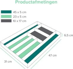Coninx Bestekbak Bamboe 31CM Breed - Besteklade - Opbergbak - Duurzaam - Voor Laden Vanaf 47cm Diep 14 Coninx Bestekbak Bamboe 31CM Breed - Besteklade - Opbergbak - Duurzaam - Voor Laden Vanaf 47cm Diep -Merkloos Winkel 1200x1147