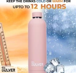 Pulver - RVS Thermosfles / Drinkfles – BPA Vrij – 750 Ml - Waterfles Met Draaidop – Drinkfles – Dubbele Isolatie - Rubberen Coating- Licht Roze 11 Pulver - RVS Thermosfles / Drinkfles – BPA Vrij – 750 Ml - Waterfles Met Draaidop – Drinkfles – Dubbele Isolatie - Rubberen Coating- Licht Roze -Merkloos Winkel 1200x1150 3