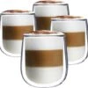 Luxe Dubbelwandige Koffieglazen - Cappuccino Glazen - Dubbelwandige Theeglazen - 350 ML - 4 Stuks -Merkloos Winkel 1200x1158 5