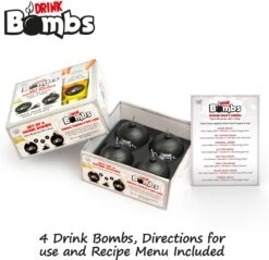 CKB LTD - Bomb Shots - Drank - Jagermeister Shotglaasjes Giftpack - Borrelglaasjes - Kunststof - Shotglazen - Zwart - 4 Stuks - Glazen Shotglas Likeur Drank Jagerbomb -Merkloos Winkel 1200x1163 1