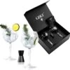 GDLF® Gin Tonic Glazen Set In Een Luxe Geschenkdoos - Incl. Zwarte RVS Maatbeker 30/15ML - Hoogwaardig Loodvrij Kristal - Made In Europe - Cocktail Glazen - 600ML - Cocktail Set - Gin Tonic Geschenkset - Cadeau Voor Man/Vrouw -Merkloos Winkel 1200x1172 6