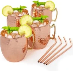 KitchenBrothers Moscow Mule Bekers - Met Rietjes - 4 Stuks - Verkoperd - 500ML -Merkloos Winkel 1200x1175 4