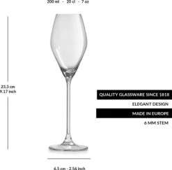 Libbey Champagneglas Iduna – 200 Ml / 20 Cl - Set Van 6 - Elegant Design - Hoge Kwaliteit - Vaatwasserbestendig -Merkloos Winkel 1200x1179 5