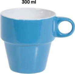 Orange85 Koffiekopjes - Met Houder - Set Van 6 - Gekleurd - 300 Ml - Keramiek -Merkloos Winkel 1200x1179 7