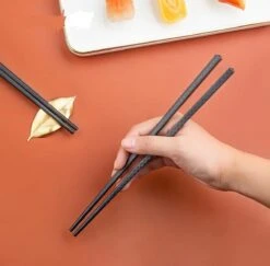 4 Setjes Luxe Zwarte Sushi Eetstokjes -Merkloos Winkel 1200x1180 4