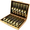 Bestekset 24-delig Goudkleurig - Bestek Voor 6 Personen - Tafelbestek Inclusief Bestekcassette -Merkloos Winkel 1200x1192 2
