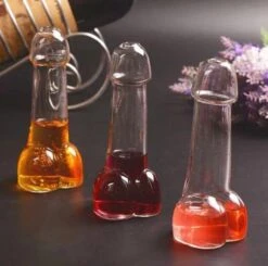 Uniek Piemel Glas - Penis Shotglas Voor Cocktails - Een Origineel Cadeau Voor Feesten En Evenementen