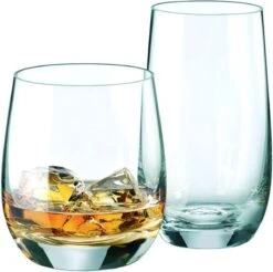 RONA - Water/frisdrank/cocktail Glas 36cl "Lunar" Kristal (6 Stuks) -Merkloos Winkel 1200x1195 15
