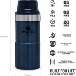 Stanley Classic Trigger-Action Thermosfles - 0.35L- Nightfall -Merkloos Winkel 1200x1197 5