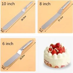 LOUZIR Luxe RVS Gebaksspatel - Cake Spatel - Taart Spatel - Taart Decoratie -Merkloos Winkel 1200x1198 25