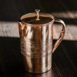 Puur Koperen Kan Bloempatroon - 1,5 Liter -Merkloos Winkel 1200x1200 103