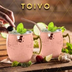 Toivo Moscow Mule Bekers Deluxe 2 Stuks - Brons - 500 Ml - Inclusief RVS Rietjes - Cocktailglas - Bekers 14 Toivo Moscow Mule Bekers Deluxe 2 Stuks - Brons - 500 Ml - Inclusief RVS Rietjes - Cocktailglas - Bekers -Merkloos Winkel 1200x1200 1040