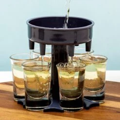 Out Of The Blue Shotglas Dispenser - Bartools - Met 6 Shotglazen - Kado -Merkloos Winkel 1200x1200 1139