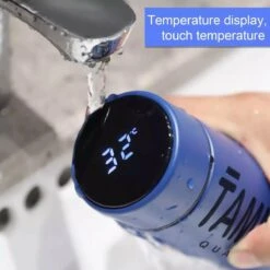 Slimme Thermosfles Met LCD Temperatuur Display - Curver Isolatiefles 0,5 Liter - Dubbelwandige Thermosfles - Thermosbeker - Isoleerfles - Thermoskan - Travel Mug - Bidon Drinkfles - Koffiebeker - Drinkflessen - RVS - Smart Thermos - Bidon - Metaal -Merkloos Winkel 1200x1200 119