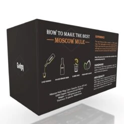 Gadgy Moscow Mule Bekers Set - 100% Koper - Cocktailset : 2 Cocktailglazen, 2 Rietjes & 1 Barmaatje -Merkloos Winkel 1200x1200 1253