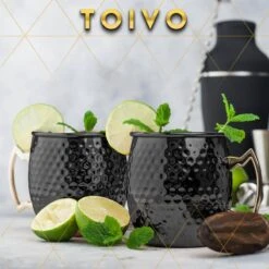 Toivo Moscow Mule Bekers Deluxe 2 Stuks - Zwart - Inclusief RVS Rietjes - 500 Ml - Cocktailglas - Bekers 15 Toivo Moscow Mule Bekers Deluxe 2 Stuks - Zwart - Inclusief RVS Rietjes - 500 Ml - Cocktailglas - Bekers -Merkloos Winkel 1200x1200 1271