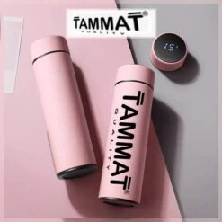 Slimme Thermosfles Met LCD Temperatuur Display - Curver Isolatiefles 0,5 Liter - Dubbelwandige Thermosfles - Thermosbeker - Isoleerfles - Thermoskan - Travel Mug - Bidon Drinkfles - Koffiebeker - Drinkflessen - RVS - Smart Thermos - Metaal -Merkloos Winkel 1200x1200 128