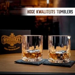 Whisiskey Klassieke Tumbler Whiskey Glazen - 2 Tumbler Glazen - Whiskey Glazen Set - Waterglazen - Drinkglazen - 345 Ml Glas - Peaky Blinders - Cadeau Voor Man & Vrouw -Merkloos Winkel 1200x1200 1313