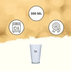 Orange85 Drinkglazen - Set Van 3 - Lichtgrijs - 30 Cl - Limonadeglazen - Vaatwasbestendig - Glaswerk -Merkloos Winkel 1200x1200 1358