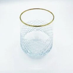 Bohem's - 6 Stuks Handgesneden Drinkglas 'Belinda Gold' - Gehard Glas - Minimalistisch Design -Merkloos Winkel 1200x1200 1387