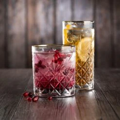 Paşabahçe Timeless Retro - Longdrink - Gouden Rand - 30 Cl - 4 Stuks -Merkloos Winkel 1200x1200 1391