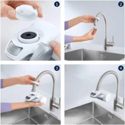 BRITA On Tap Faucet Filtration System - Uitstekend Smakend Gefilterd Water - Inclusief 1 BRITA ON TAP Kraanfilter - 600 Liter Water Gefilterd Per Patroon - Witte Kleur -Merkloos Winkel 1200x1200 14