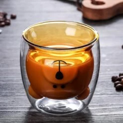 Set Van 2 Beer Design Dubbelwandige Glazen - Dubbelwandige Koffieglazen - Latte Macchiato Koffiemok/Koffiebeker - Double Glass Waterglazen - Theeglazen - Espresso Kopjes - Koffiekop & Koffiemok - Drinkglazen 250ML -Merkloos Winkel 1200x1200 1426