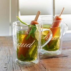 Riviera Maison Dubbelwandig Theeglas, Koffieglas Met Tekst - C'est Chaud Mug - Transparant - Glas 270 Ml - 1 Stuk -Merkloos Winkel 1200x1200 1433