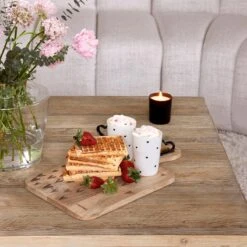 Riviera Maison Mok, Drinkmok, Theemok Met Hartjes Oor - RM Love Mug - Wit - Porselein - 300 ML - 1 Stuk -Merkloos Winkel 1200x1200 1458