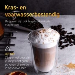 VDN Dubbelwandige Koffieglazen Theeglazen - 300 ML Mokken - Set Van 6 Handgeblazen Cappuccino Latte Macchiato Glazen Dubbelwandig -Merkloos Winkel 1200x1200 1470