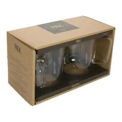 Gusta Fika - Glas - 400ml - Koffie Thee - Set 2 Stuks -Merkloos Winkel 1200x1200 1484