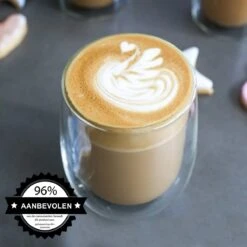 Luxe Dubbelwandige Koffieglazen - Cappuccino Glazen - Dubbelwandige Theeglazen - 350 ML - 4 Stuks -Merkloos Winkel 1200x1200 1486