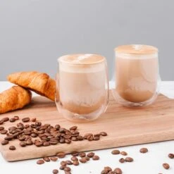 Luxe Dubbelwandige Koffieglazen - Cappuccino Glazen - Dubbelwandige Theeglazen - 350 ML - 4 Stuks -Merkloos Winkel 1200x1200 1487