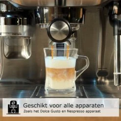 Luxe Latte Macchiato Glazen - Cappuccino Glazen - Koffieglazen - Theeglazen - 250 ML - 6 Stuks -Merkloos Winkel 1200x1200 1531