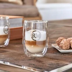 Riviera Maison Dubbelwandig Theeglas, Koffieglas Met RM Logo - Love RM Double Wall Glass - Transparant - Glas - Maat M - 250 Ml -Merkloos Winkel 1200x1200 1546