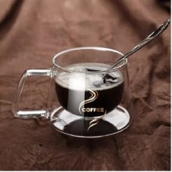 Dubbel Glas Koffie/thee Kop - 150ML - Geïsoleerde Koffie/thee Kop - Dubbel Glas - Koffie Kopjes - Koffie Kop - Dubbel Wandig Glas - Glazen Beker - Glazen Kopjes - Glazen Kop - Koffie Mok - Thee Glas -Merkloos Winkel 1200x1200 1550