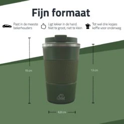 GOAT Outdoor RVS Koffiebeker To Go - Thermosbeker - Theebeker - Reisbeker - Lekvrij - 380ml - Groen 13 GOAT Outdoor RVS Koffiebeker To Go - Thermosbeker - Theebeker - Reisbeker - Lekvrij - 380ml - Groen -Merkloos Winkel 1200x1200 1690