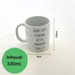 Merkloos Afscheidsmok | Afscheid Collega | Koffiemok | Mok 300 Ml | Mok | Keramische Mok 13 Merkloos Afscheidsmok | Afscheid Collega | Koffiemok | Mok 300 Ml | Mok | Keramische Mok -Merkloos Winkel 1200x1200 1732