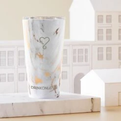 DRINKONLOVE - SHAKEY GOLD - Drinkbeker Met Rietje - RVS - 480 Ml -Merkloos Winkel 1200x1200 1759