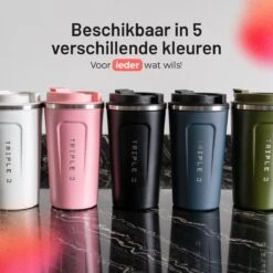 Triple J® Koffiebeker To Go - Thermosbeker - BPA & Lekvrij - 510ml - Blauw 16 Triple J® Koffiebeker To Go - Thermosbeker - BPA & Lekvrij - 510ml - Blauw -Merkloos Winkel 1200x1200 1811
