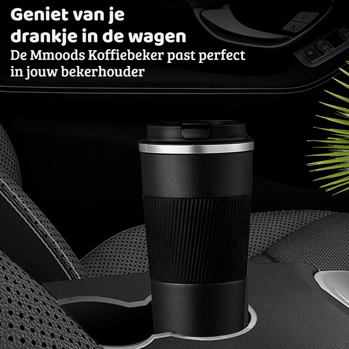 Mmoods Thermosbeker Voor Koffie En Thee 380ml - Koffiebeker To Go - Reisbeker Voor Auto - Herbruikbare Drinkfes Voor Warme En Koude Dranken - Ecologische Thermoskan Zwart Geschenk 8 Mmoods Thermosbeker Voor Koffie En Thee 380ml - Koffiebeker To Go - Reisbeker Voor Auto - Herbruikbare Drinkfes Voor Warme En Koude Dranken - Ecologische Thermoskan Zwart Geschenk - Afbeelding 6