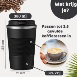 Mmoods Thermosbeker Voor Koffie En Thee 380ml - Koffiebeker To Go - Reisbeker Voor Auto - Herbruikbare Drinkfes Voor Warme En Koude Dranken - Ecologische Thermoskan Zwart Geschenk 21 Mmoods Thermosbeker Voor Koffie En Thee 380ml - Koffiebeker To Go - Reisbeker Voor Auto - Herbruikbare Drinkfes Voor Warme En Koude Dranken - Ecologische Thermoskan Zwart Geschenk -Merkloos Winkel 1200x1200 1848