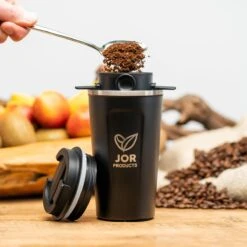 JOR Products® Thermobeker - Koffiezetapparaat - Koffiebonen - Thee - Koffiemachine - Thermoskan - Espressomachine - Reizen - Camping - Koffiefilterhouder -Merkloos Winkel 1200x1200 1925