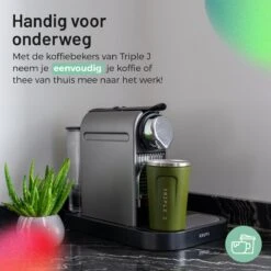 Triple J® Koffiebeker To Go - Thermosbeker - BPA & Lekvrij - 380ml - Groen -Merkloos Winkel 1200x1200 1942