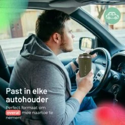 Triple J® Koffiebeker To Go - Thermosbeker - BPA & Lekvrij - 510ml - Groen -Merkloos Winkel 1200x1200 1961