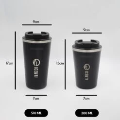 ICENTI - RVS Koffiebeker To Go - 380ml – Groen - Thermosbeker - Lekvrij - Dubbelwandig - Koffie Beker - Theebeker – Coffeemugg - Theemugg -Merkloos Winkel 1200x1200 1966