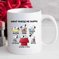 What Makes Snoopy Mok - Peanuts - Grappige Cadeautjes - Valentijn Cadeautje Voor Hem - Valentijn Cadeautje Voor Haar - Moederdag Cadeau - Valentijdag Cadeau - Cadeau Voor Vrouw - Mokken En Bekers - Cadeau Voor Moeder - Mama Cadeau - Koffiemok -Merkloos Winkel 1200x1200 2007