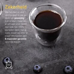 Dubbelwandige ESPRESSO Glazen Van Borosilicaat - Warme En Koude Dranken Kopjes - 70 ML - Set Van 6 -Merkloos Winkel 1200x1200 2112