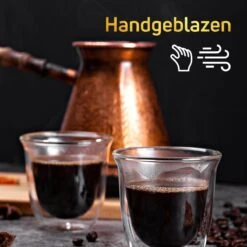 Dubbelwandige ESPRESSO Glazen Van Borosilicaat - Warme En Koude Dranken Kopjes - 70 ML - Set Van 6 -Merkloos Winkel 1200x1200 2114