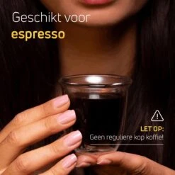 Dubbelwandige ESPRESSO Glazen Van Borosilicaat - Warme En Koude Dranken Kopjes - 70 ML - Set Van 4 -Merkloos Winkel 1200x1200 2140